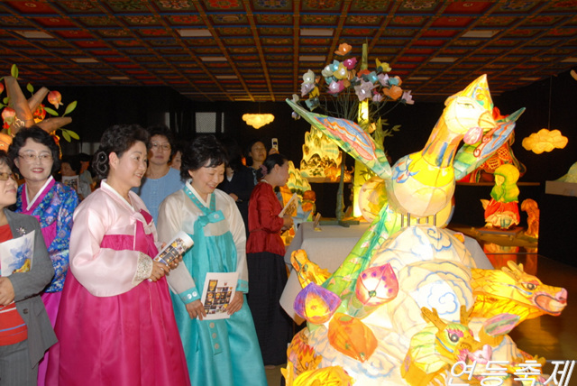 2008년 연등축제 전통등전시회